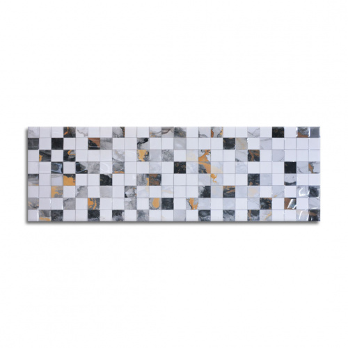Basel Komet White Decor Wall Tile 30x90cm