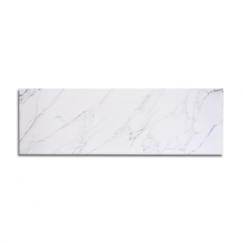 Basel Calacata White Matte Wall Tile 30x90cm