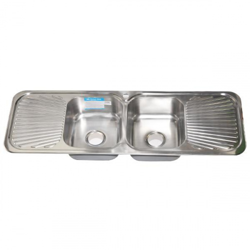 Crown  Double Bowl Double Drainboard