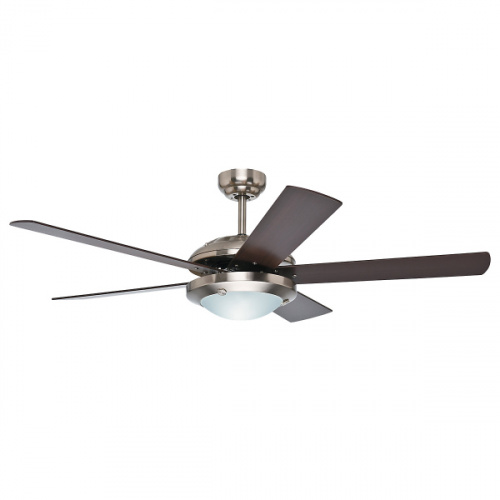 Hunter 52in Revolution Brushed Nickel Ceiling Fan with Light