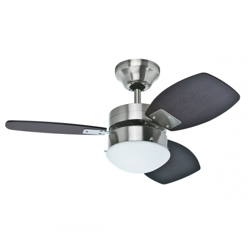 Hunter 30in Revolution Brushed Nickel Ceiling Fan with Light