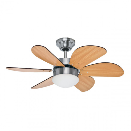 Hunter 30in Revolution Brushed Nickel Ceiling Fan with Light