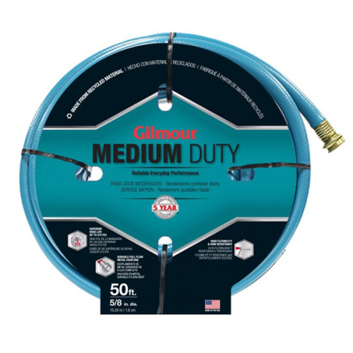 Gilmour Greenlawn Reinforced Vinyl Hose 4-Ply 5
