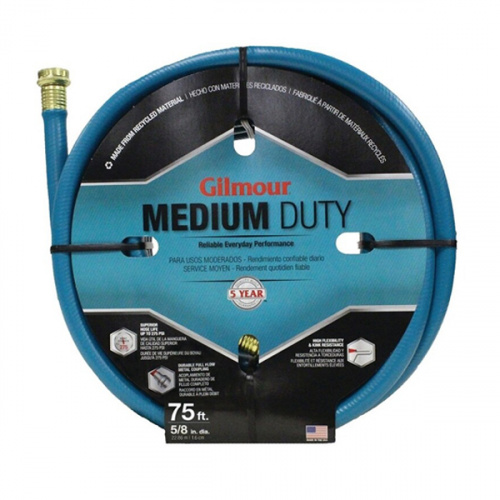 Gilmour Greenlawn Reinforced Vinyl Hose 4ply 5/8inx75ft