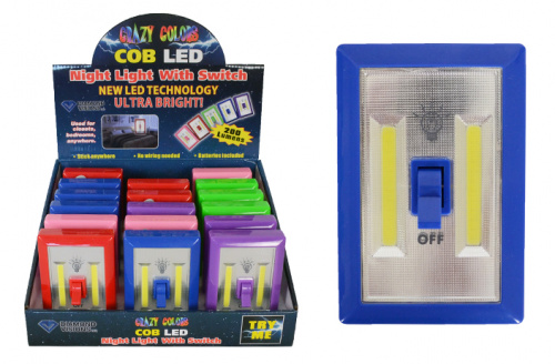 Diamond Vision Cob Led Wall Nightlight Switch
