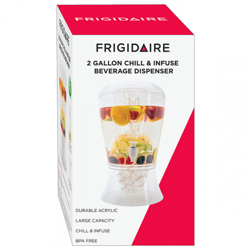 Frigidaire Beverage Dispenser Acrylic 2 Gallon Chill 