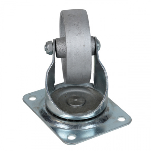 Prosource Steel Wheel Swivel Plate Caster 4in