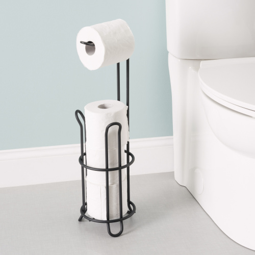 Home Basics Toilet Tissue Holder with Roll Reserver