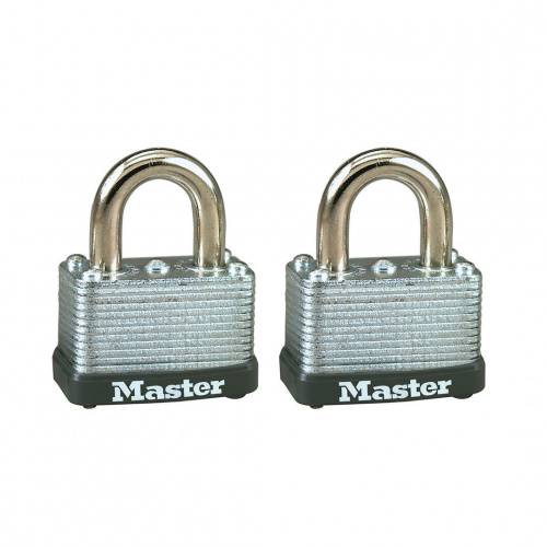 Master Wide Laminated Steel Warded Padlock