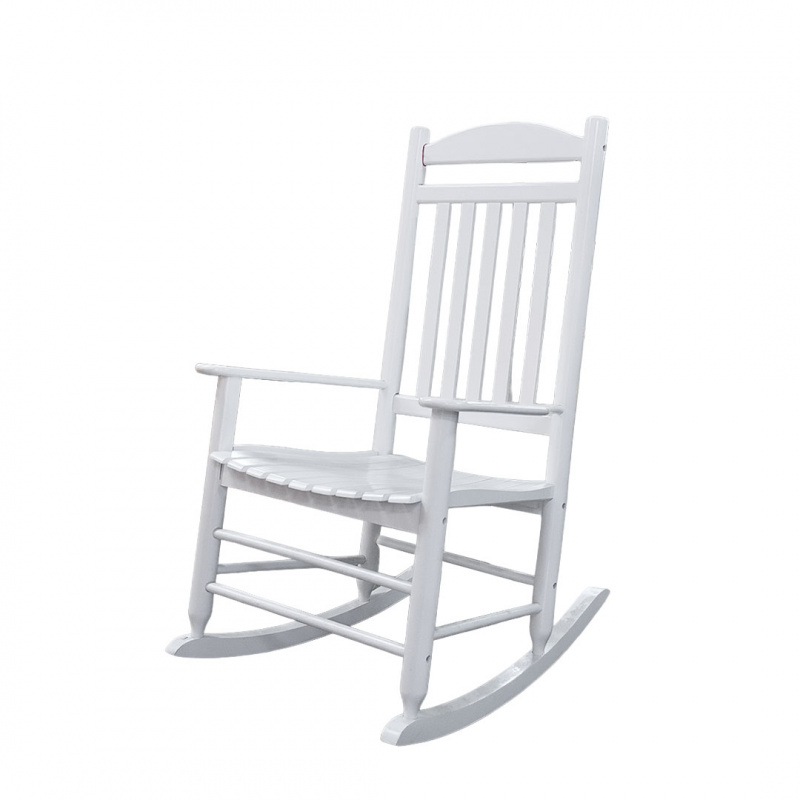 Heim Ross White Rocking Chair 86x66x109cm