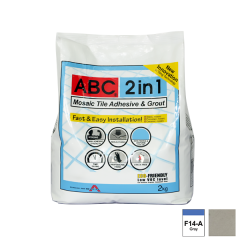 ABC Mosaic Tile Adhesive and Grout 2kg F14-A Gray