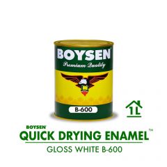Boysen 600 1L White Quick Drying Enamel
