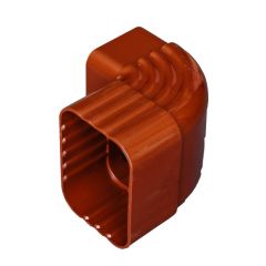 P.Tech K-Style Upvc Pipe Elbow Brown 76.2mmx50.8mm