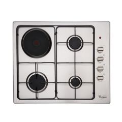 Whirlpool Akc631e Ix Built-In Hob 3 Gas 1 Electric Enamel 