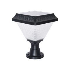 Primeo Modern Led Solar Post Lamp with Remote