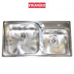 Franke Double Bowl Stainless Steel Kitchen Sink