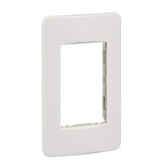 Schneider A3000 We 3 Gang Flush Plate with Plastic Grid